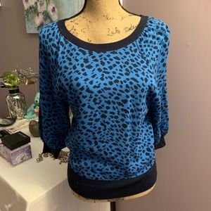 Ann Taylor Leopard Print Sweater